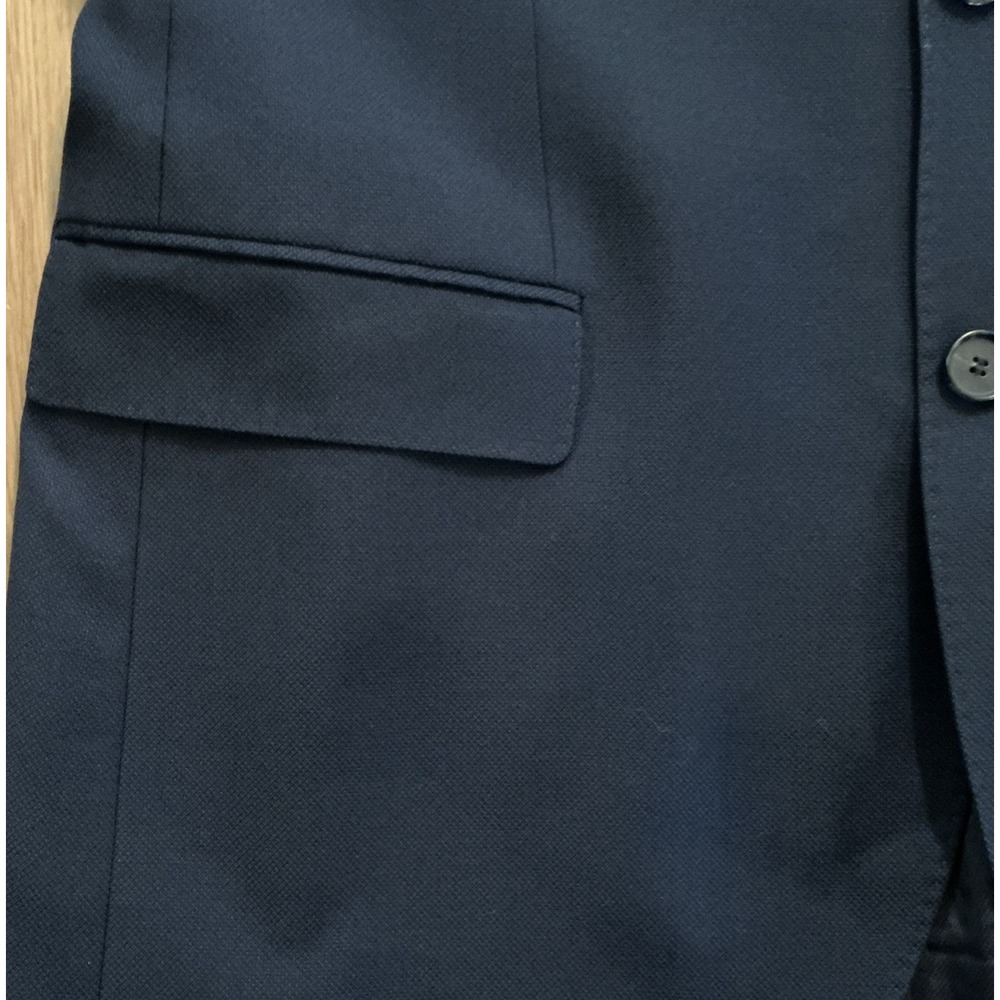 Hugo Boss 100% Virgin Wool Blazer 44R • Navy Blue • Two‑Button & Dual Vent - Picture 7 of 14